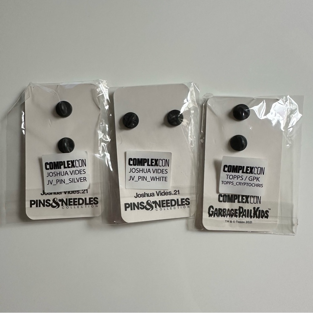 ComplexCon Pin Set NWT (3) - Picture 2 of 2